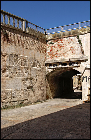 VEHICLE ENTRANCE TO POWER PLANT