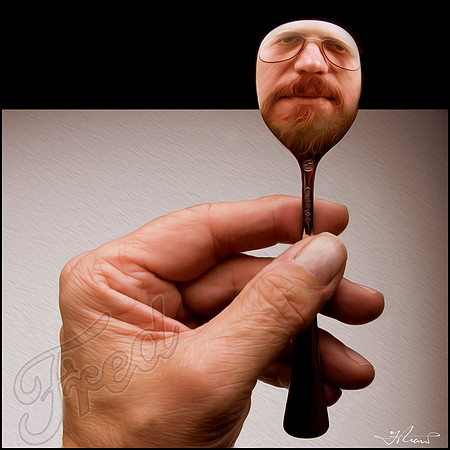 SPOON PORTRAIT (4 image composite)